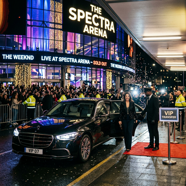 Executive transfer from Swindon to The O2 Arena London